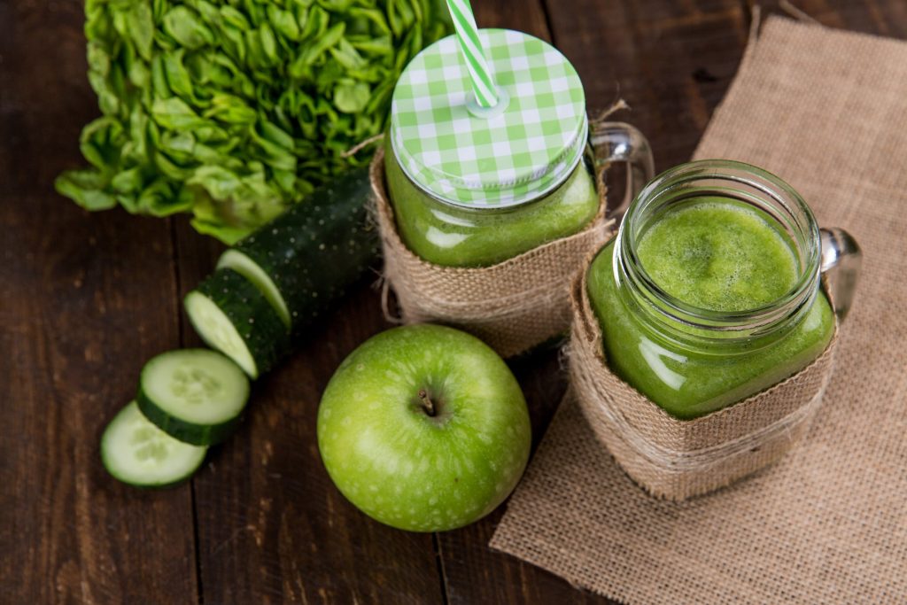 cucumber and apple juice