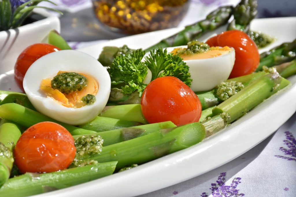 eggs asparagus tomatoes healthy diet
